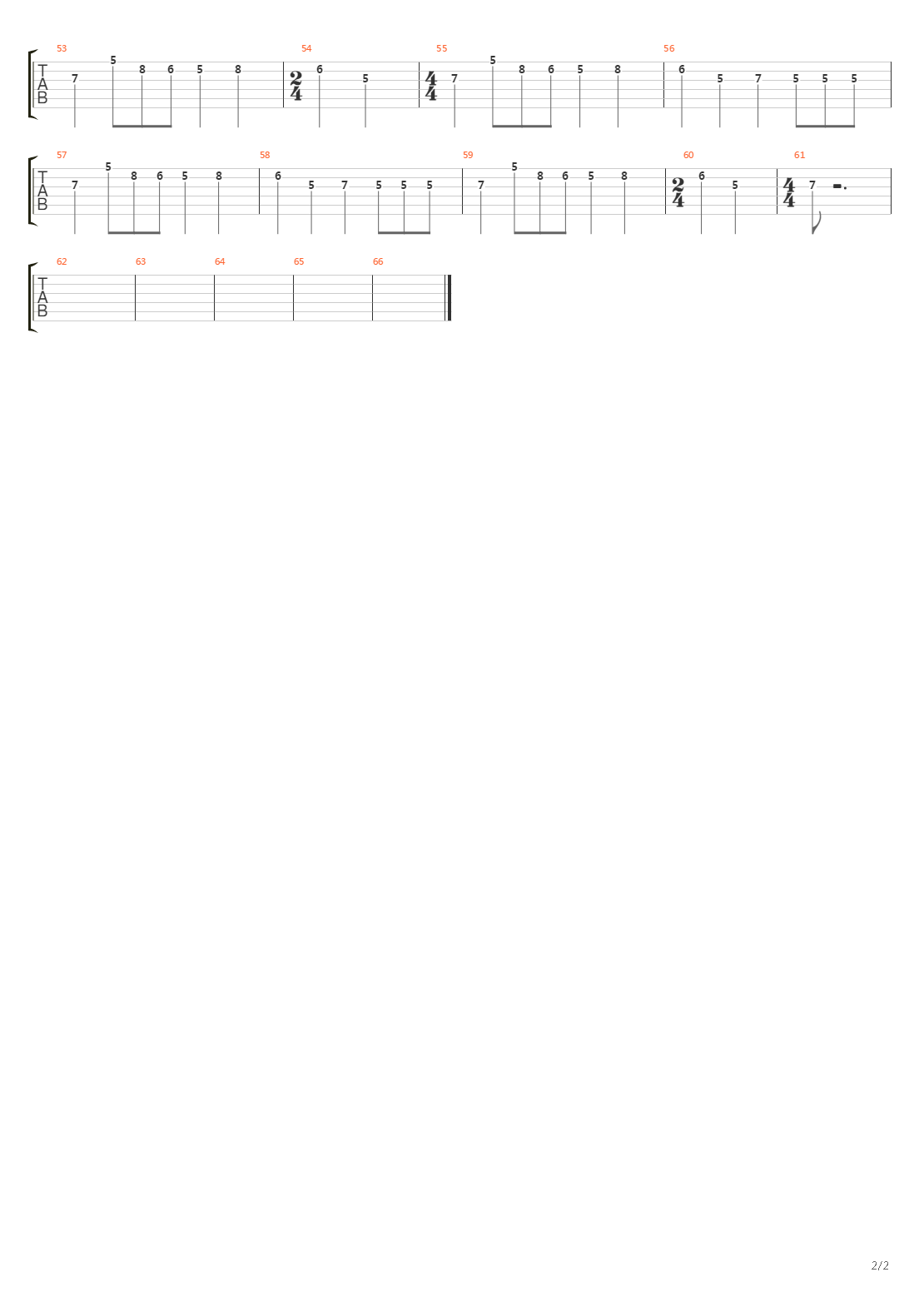 Warwinds吉他谱