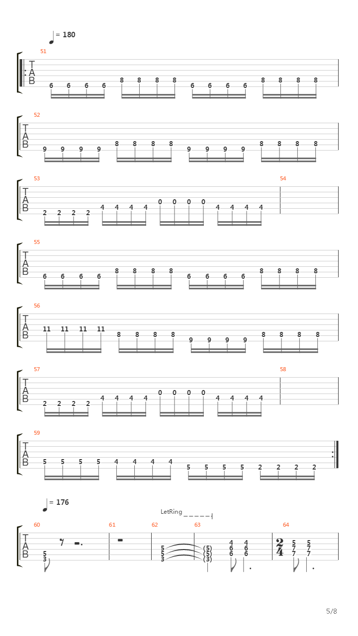 The Eviscerator吉他谱