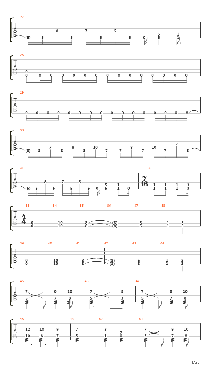 Accessible Losses吉他谱