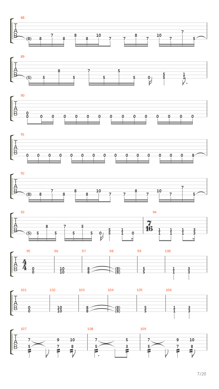 Accessible Losses吉他谱