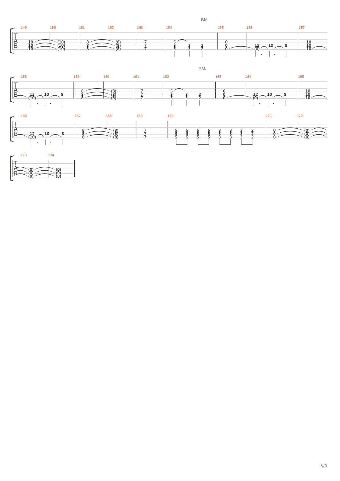 Convalescence吉他谱