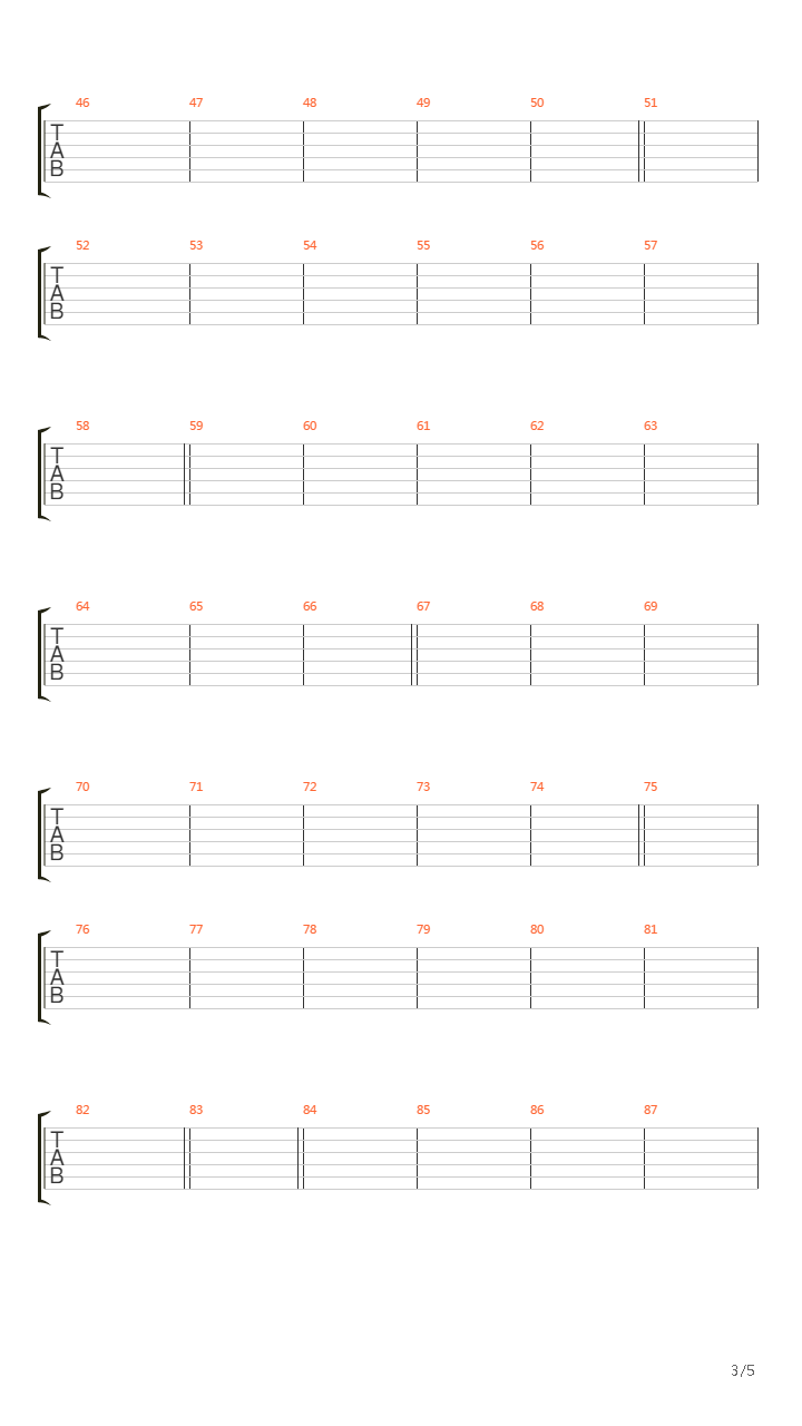 Doomsayer吉他谱