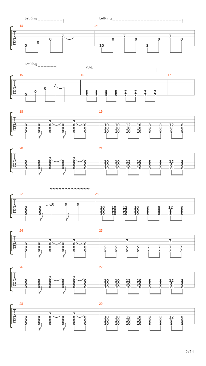 Doomsayer吉他谱