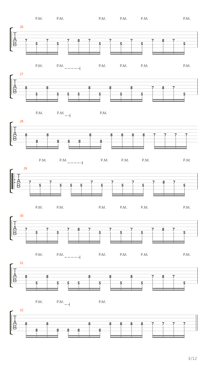 Into The Grey吉他谱