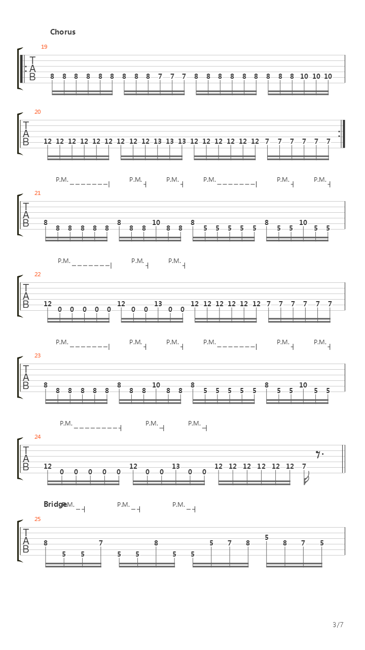 Low吉他谱