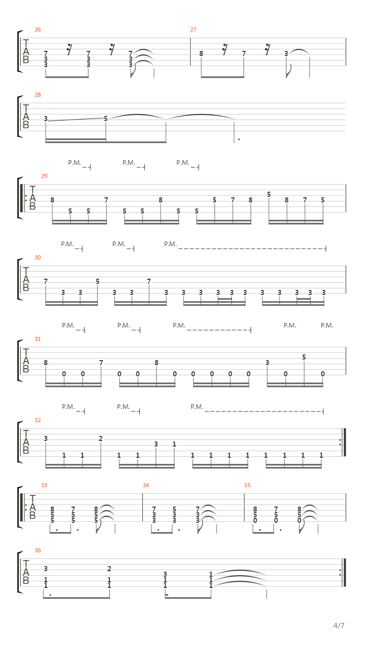 Low吉他谱