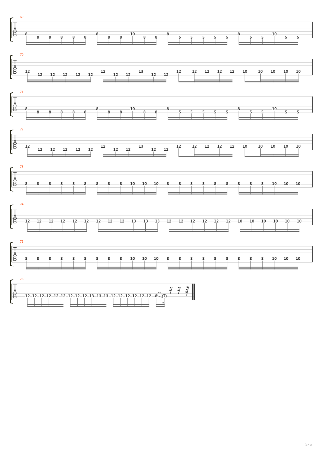 Low吉他谱