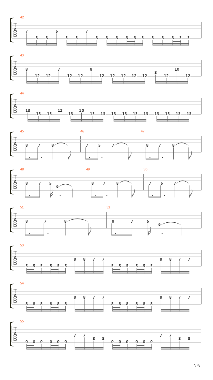 Low吉他谱