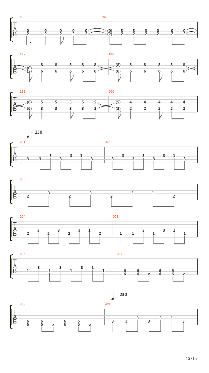 Marching To The Killing Rythym吉他谱