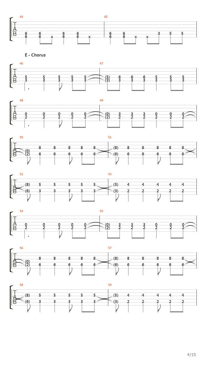 Marching To The Killing Rythym吉他谱