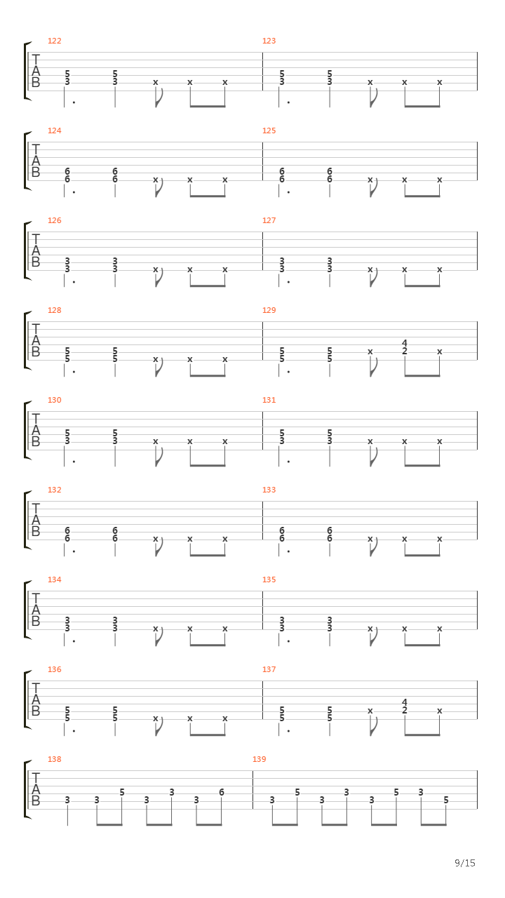 Marching To The Killing Rythym吉他谱