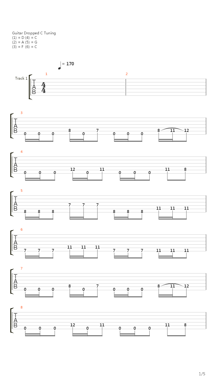 The Tides吉他谱