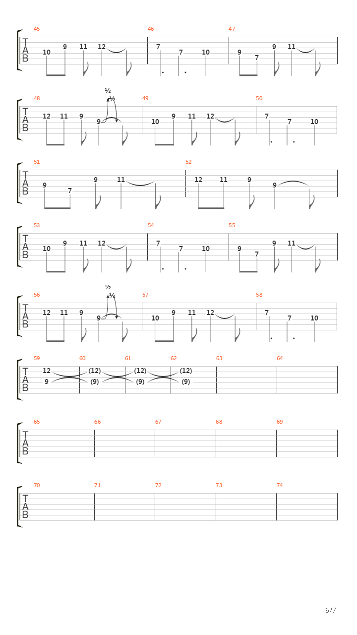 Tunguska吉他谱