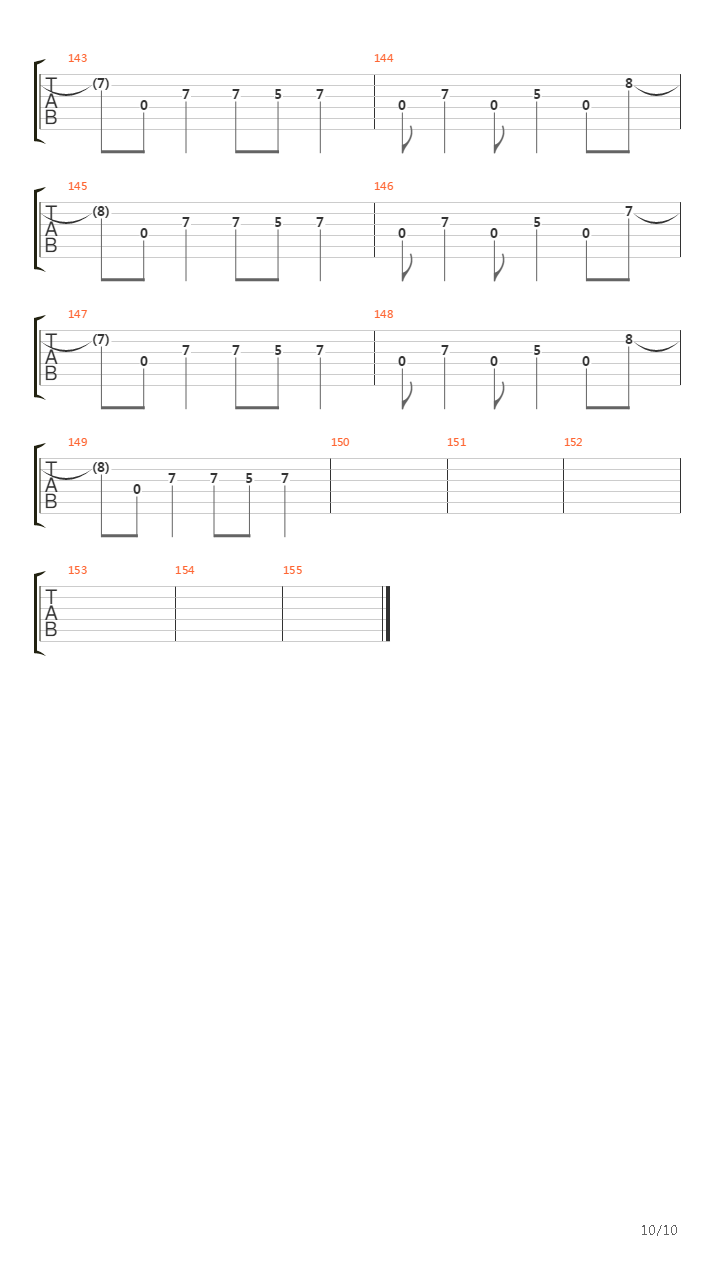 Open Fire吉他谱