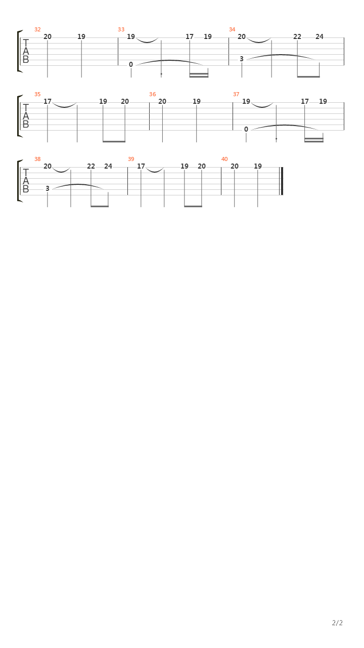 Path To Salvation吉他谱