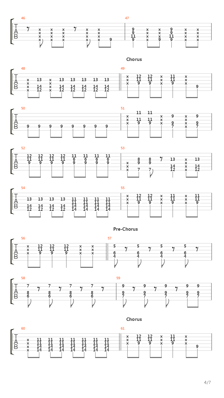 Dna吉他谱