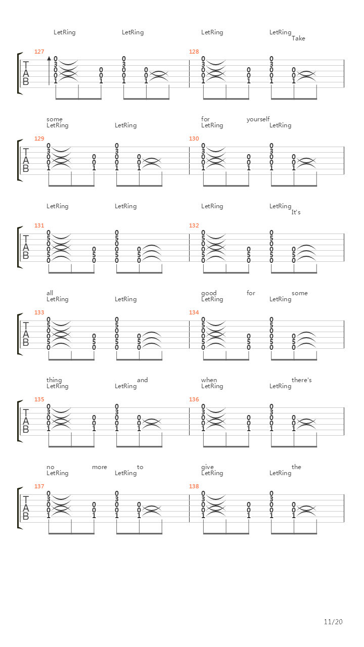 Whats Left For Me吉他谱
