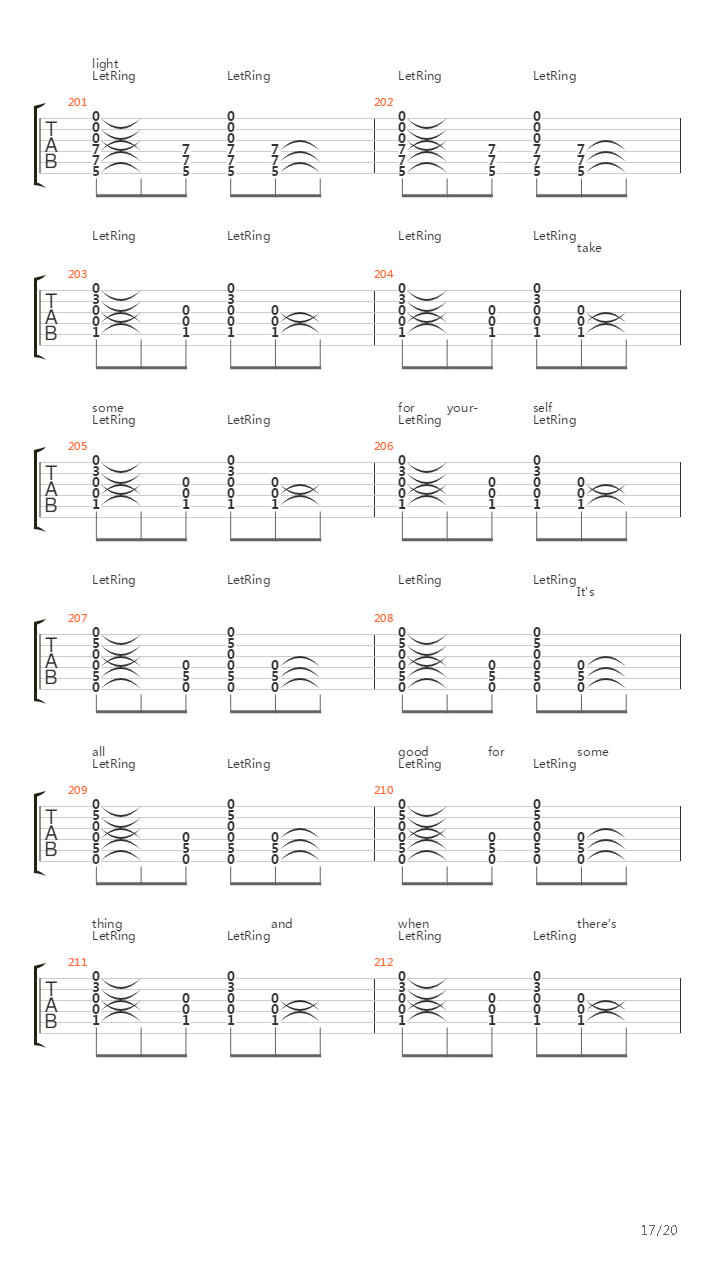 Whats Left For Me吉他谱
