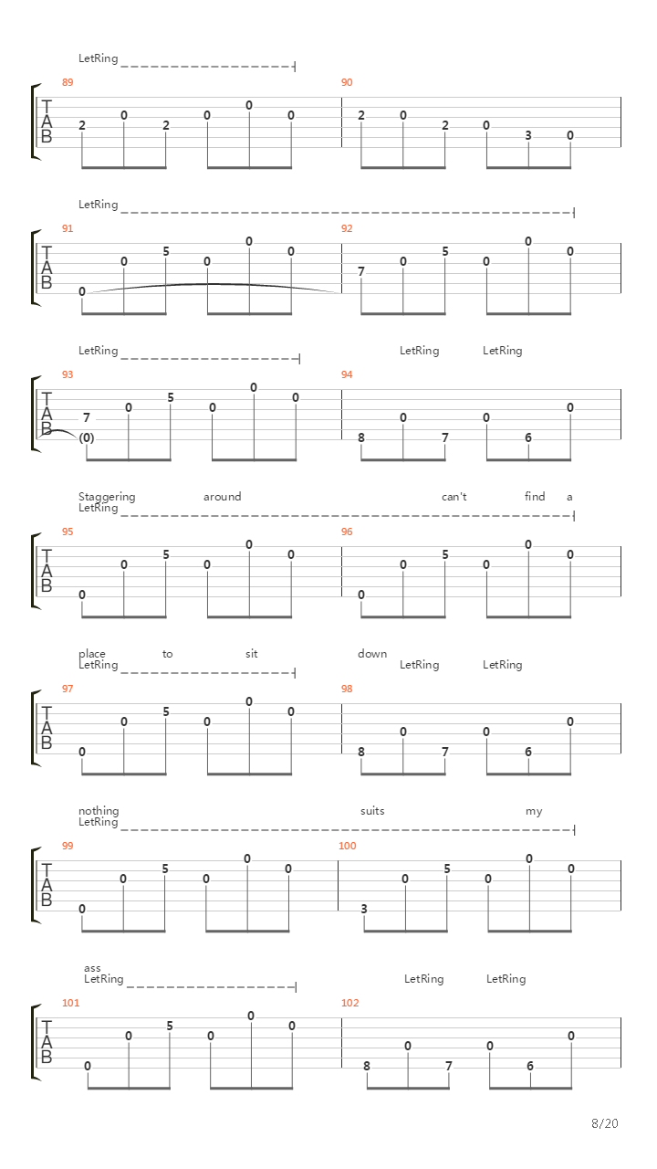 Whats Left For Me吉他谱