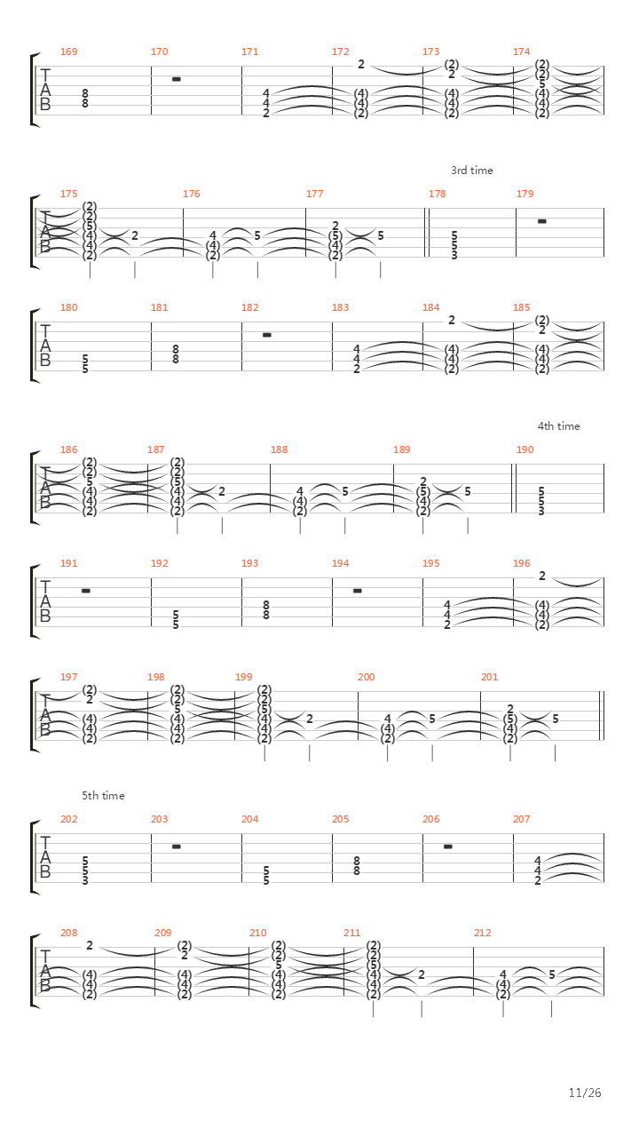 44吉他谱