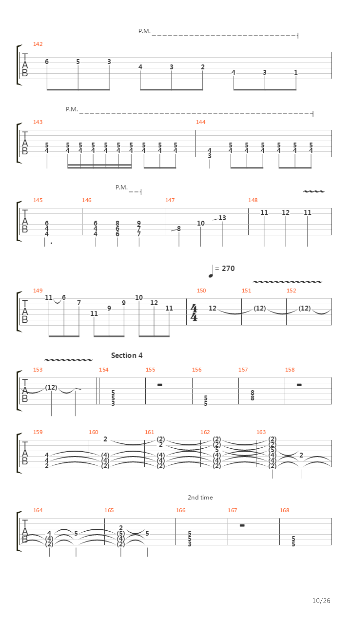 44吉他谱