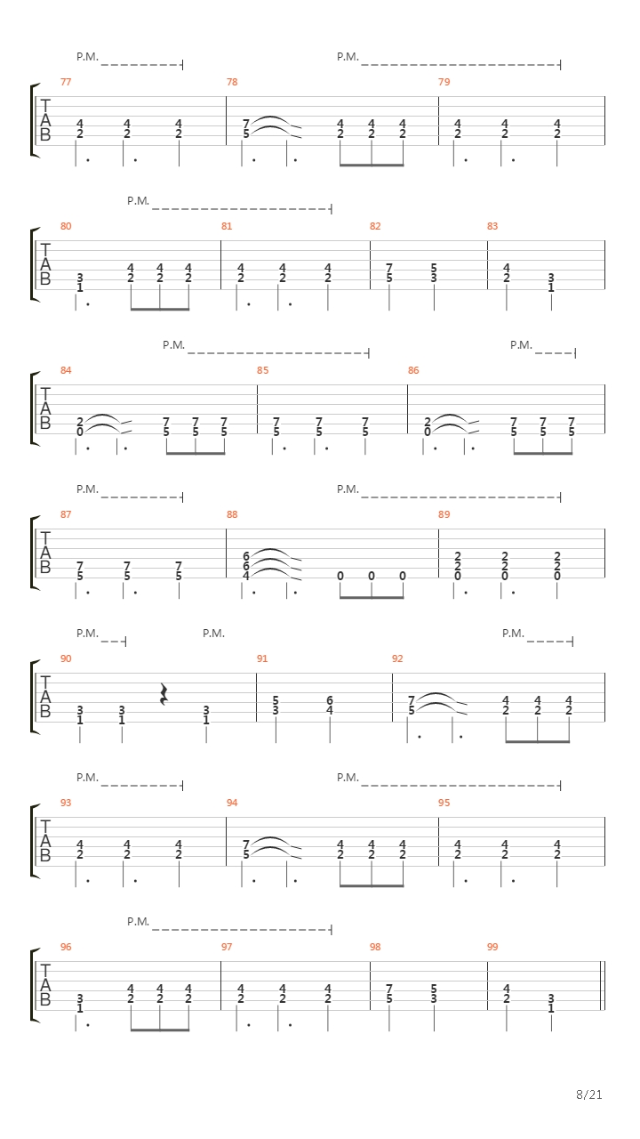 Through The Eyes Of A Murderer吉他谱