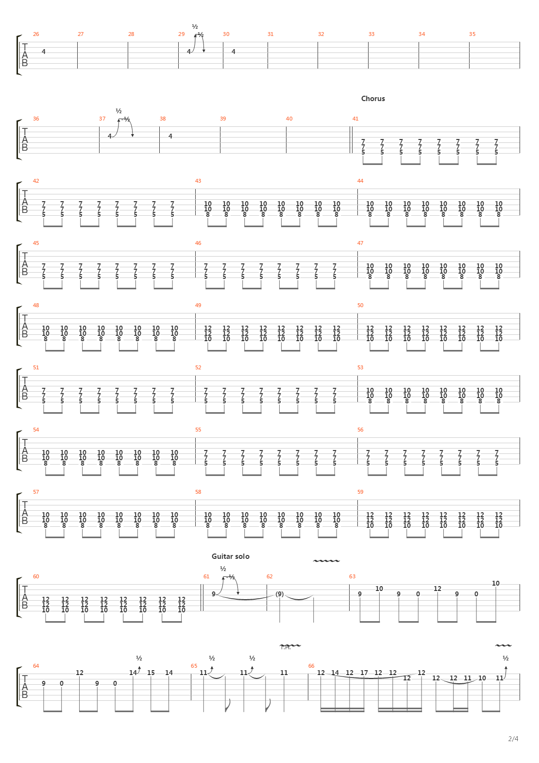 Crawl Back In吉他谱