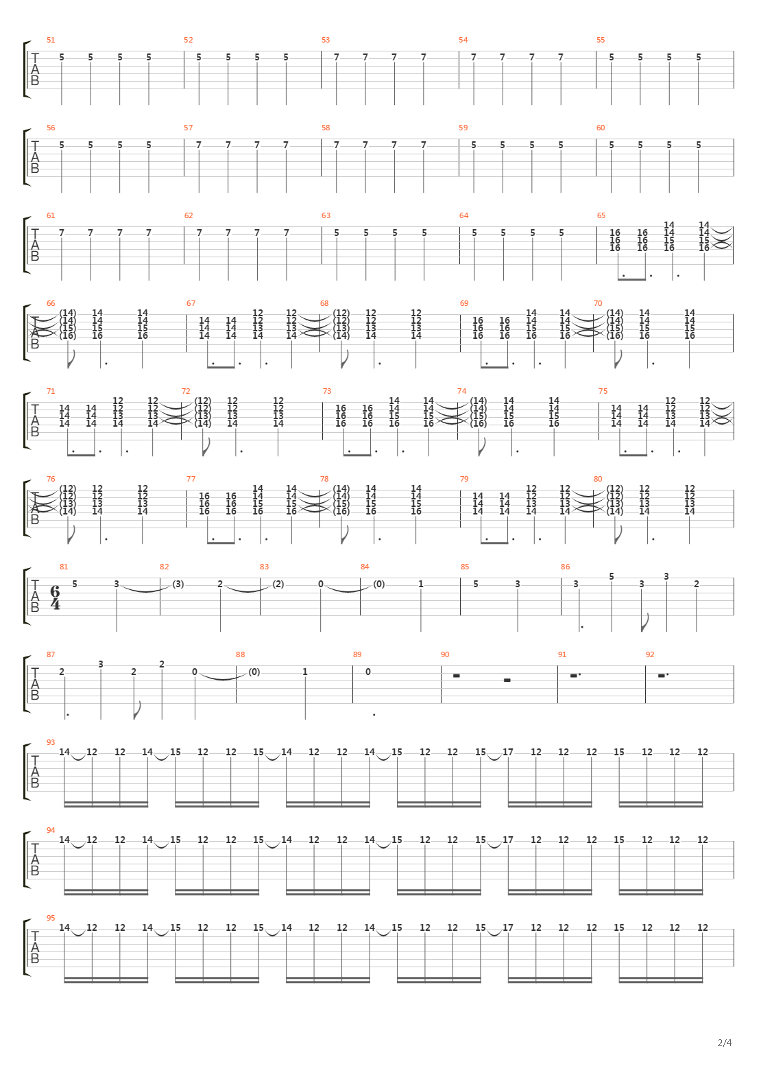 A Passage In Time Live吉他谱