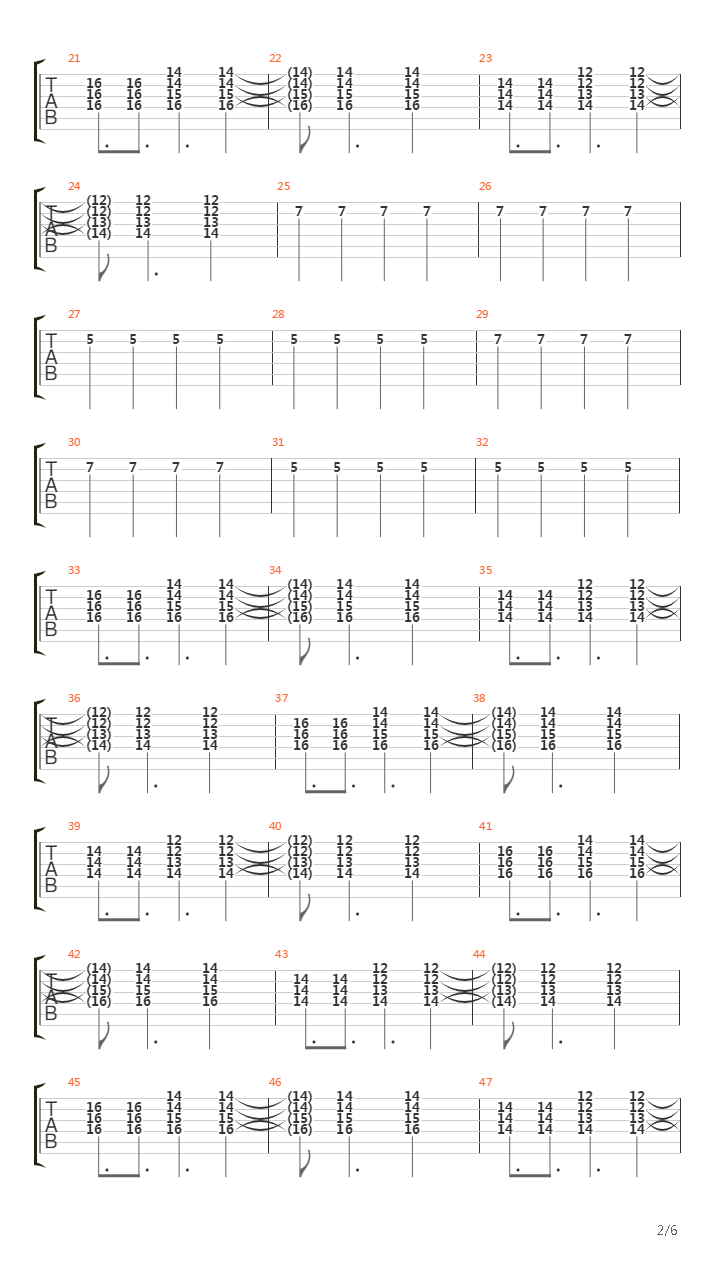 A Passage In Time吉他谱