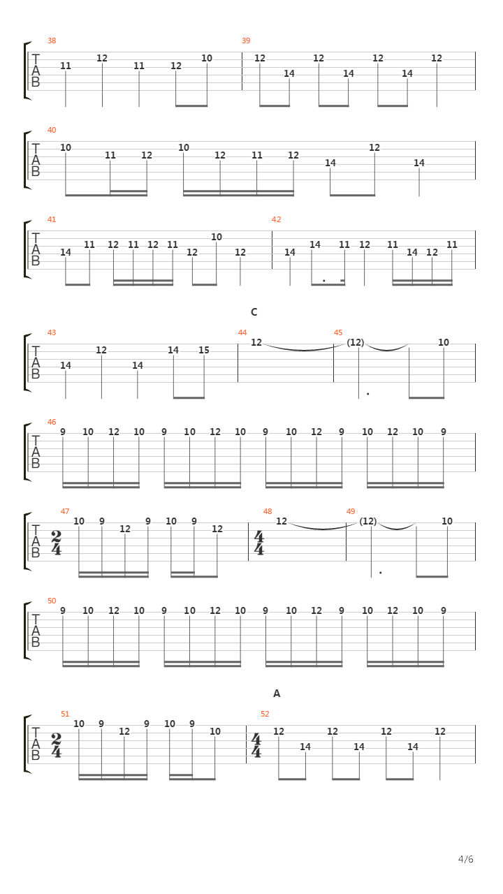 Saltarello吉他谱
