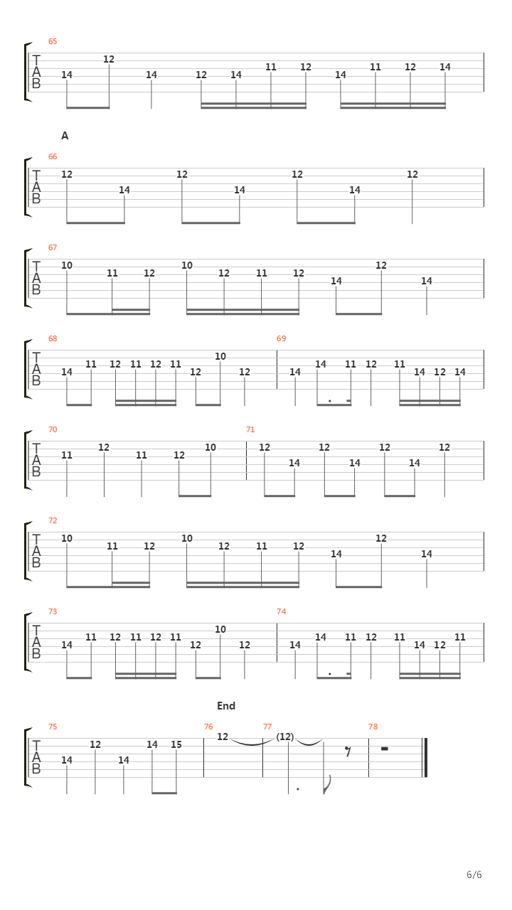Saltarello吉他谱