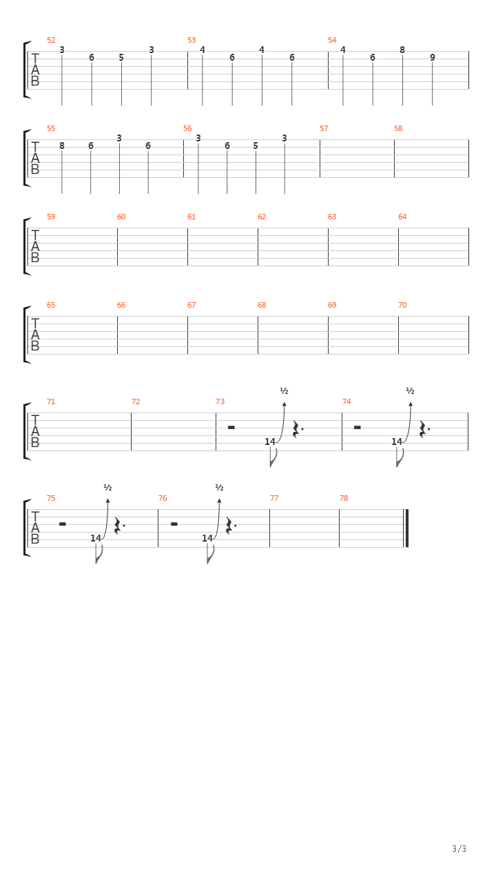 Promulgation Of The Fall吉他谱