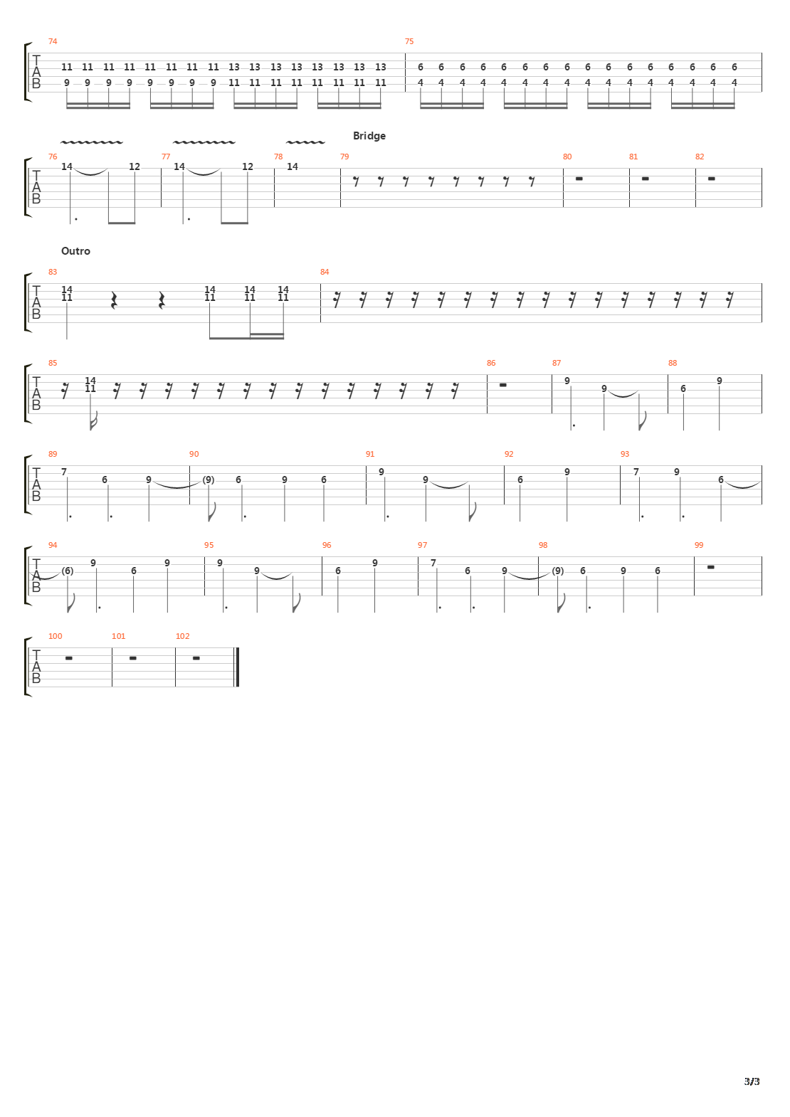 Space On The Wall吉他谱