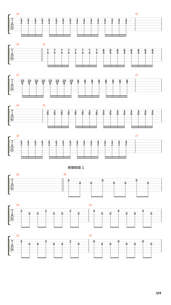 Distance To Me吉他谱