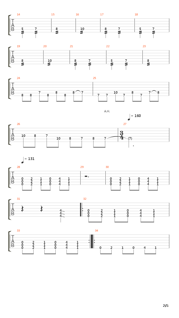Eternal Gates Of Hell吉他谱