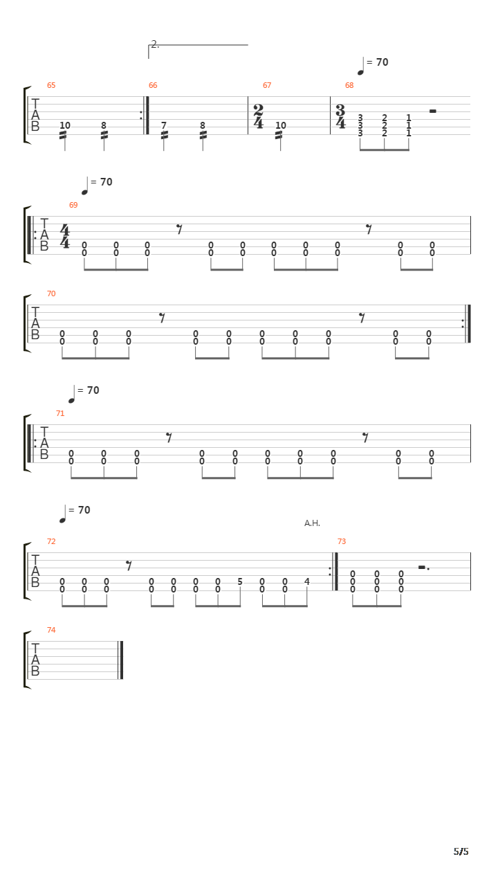 Eternal Gates Of Hell吉他谱