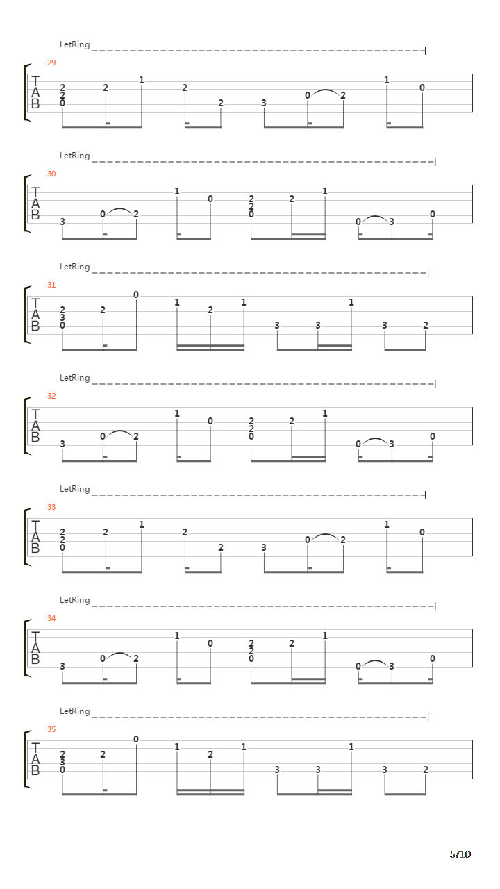The Past Six Years吉他谱