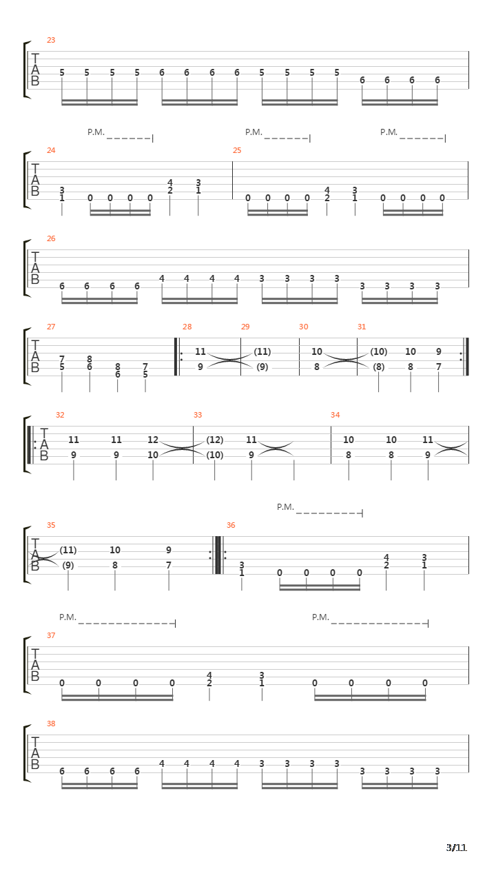 Pit Of The Possessed吉他谱