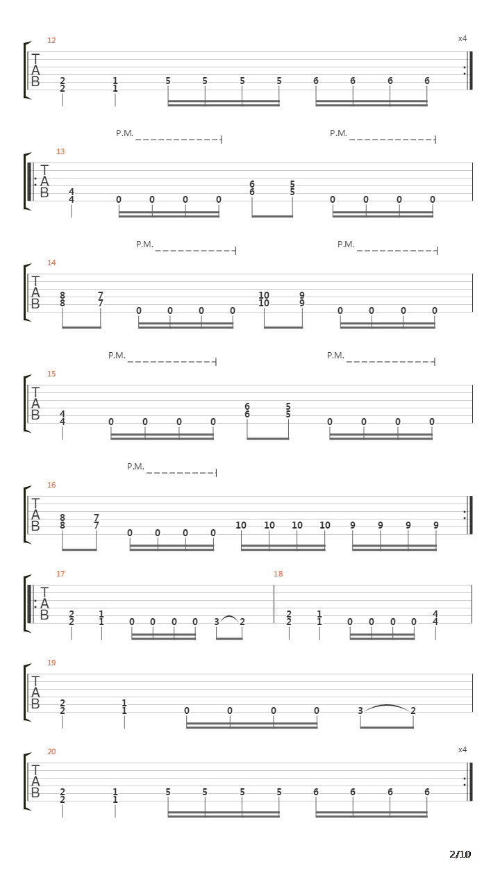 Song Of Chaos And The Void吉他谱