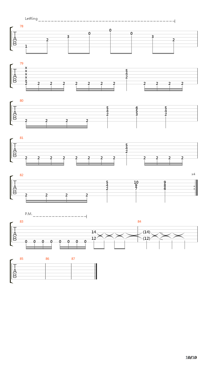 Song Of Chaos And The Void吉他谱