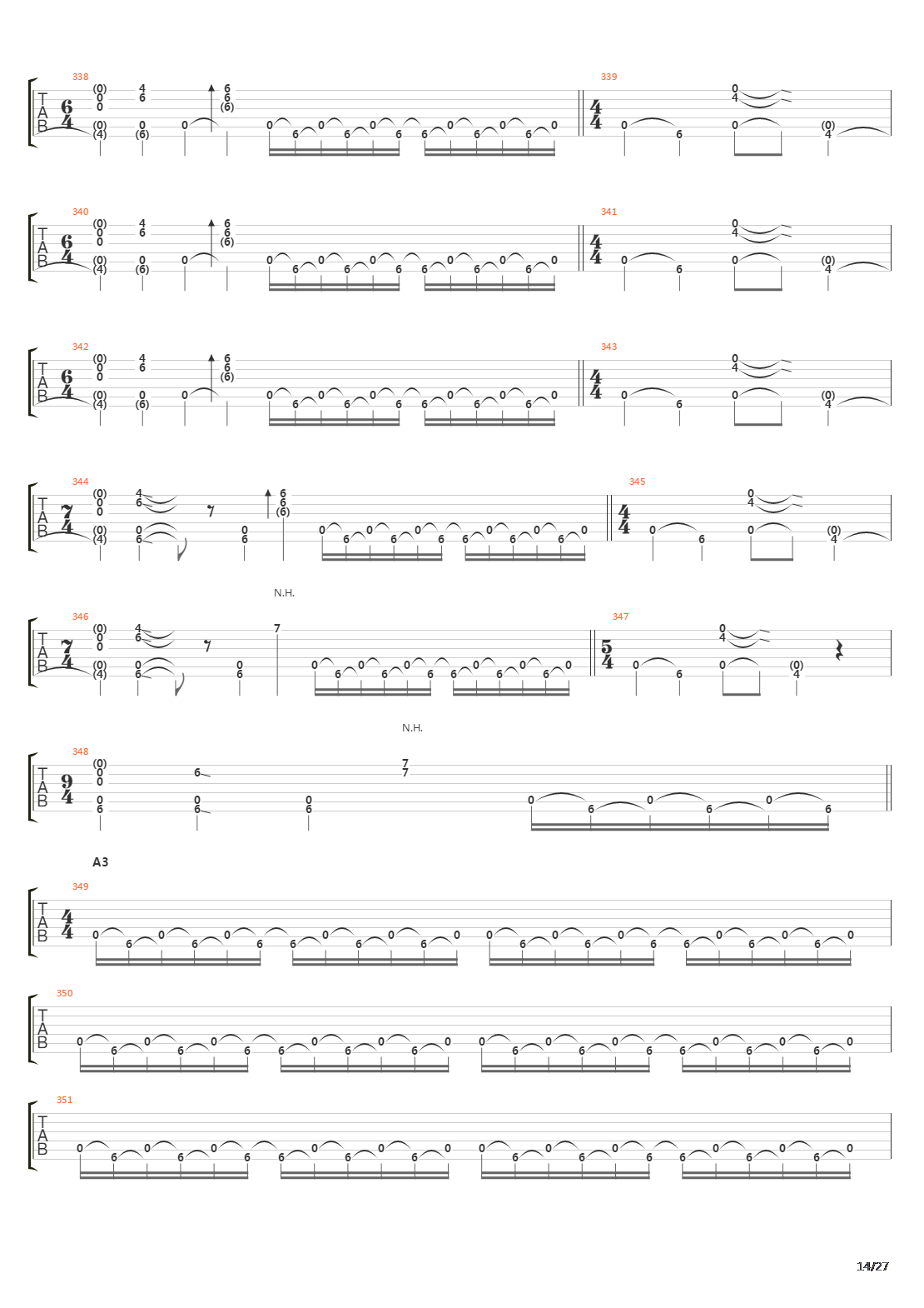 Chaining The Katechon吉他谱