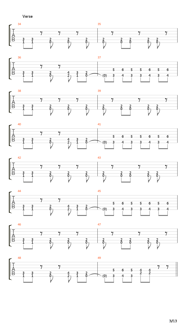 Day 69吉他谱