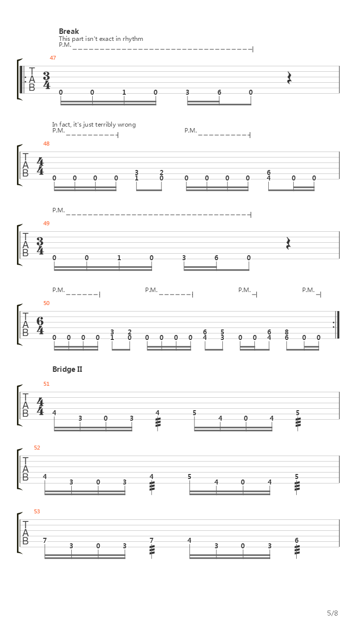 Long Desired Demetia吉他谱