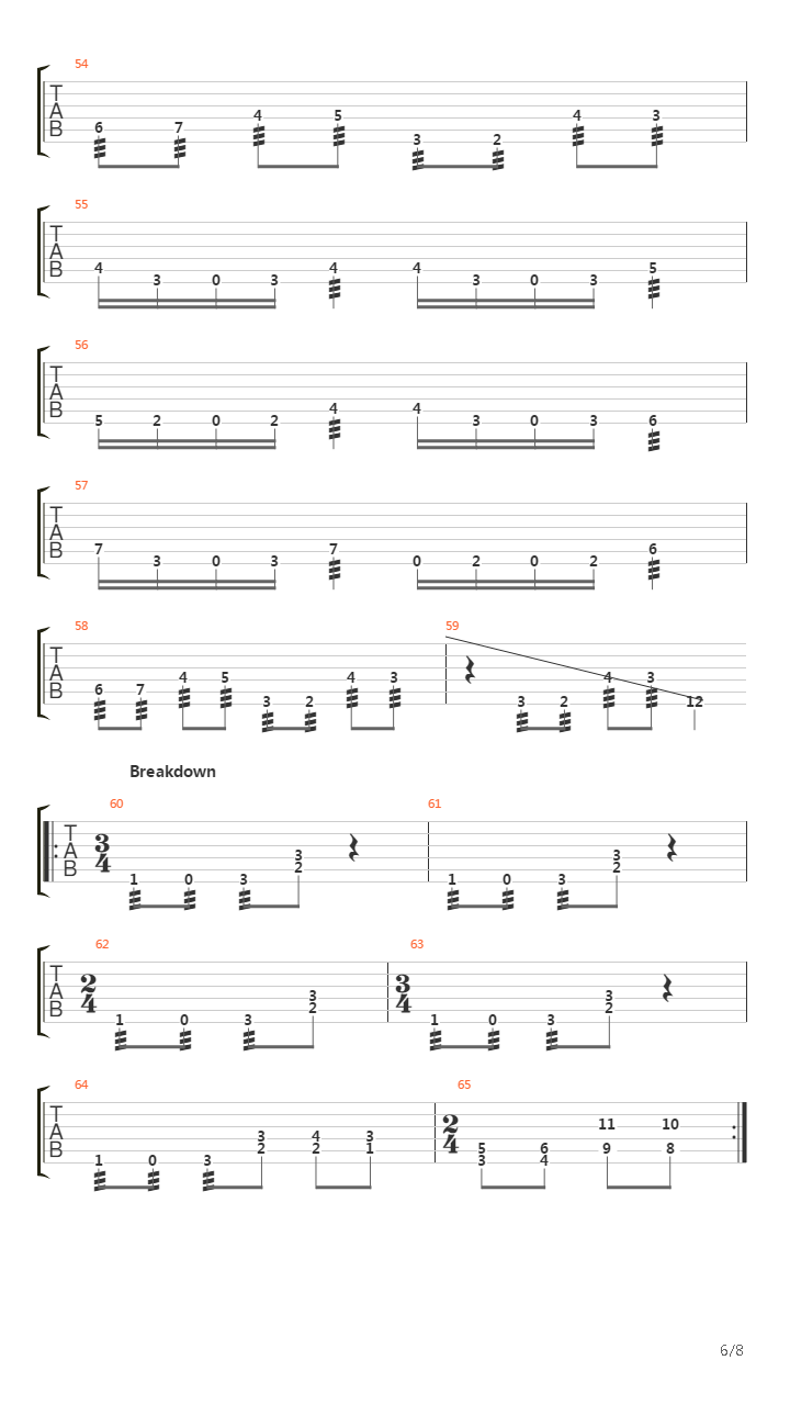 Long Desired Demetia吉他谱