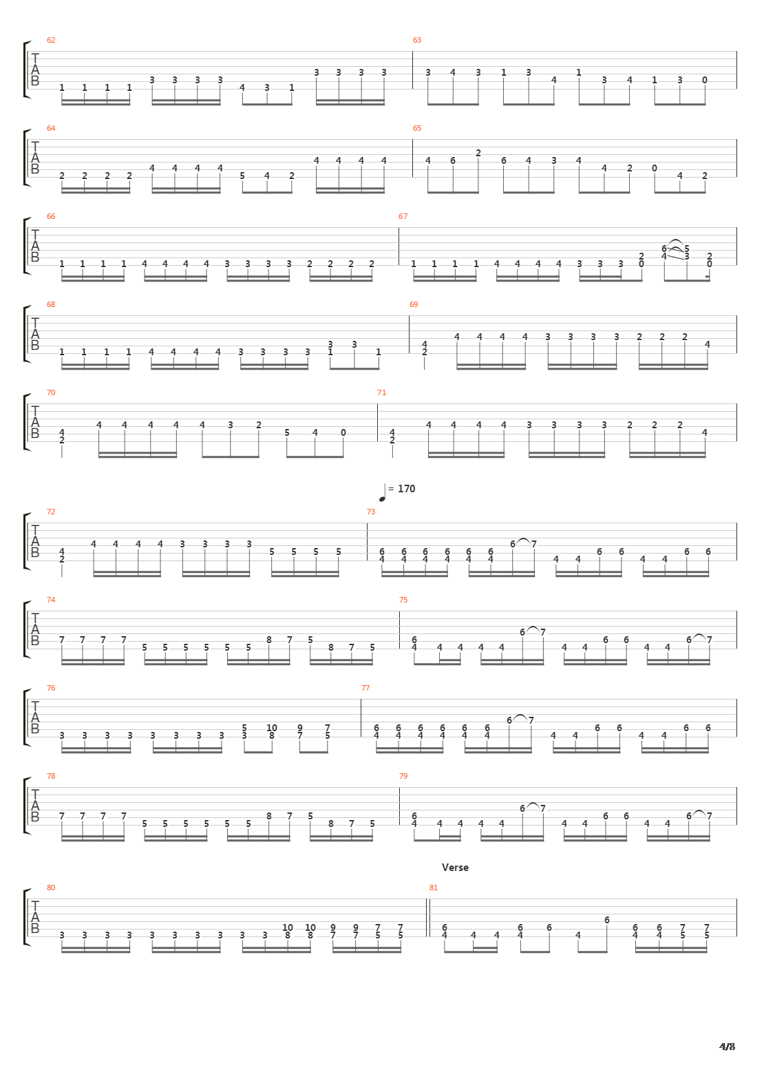 Nine Steps吉他谱