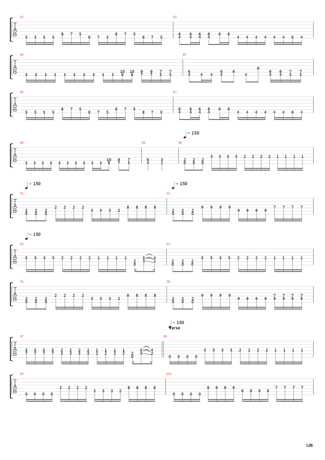 Nine Steps吉他谱