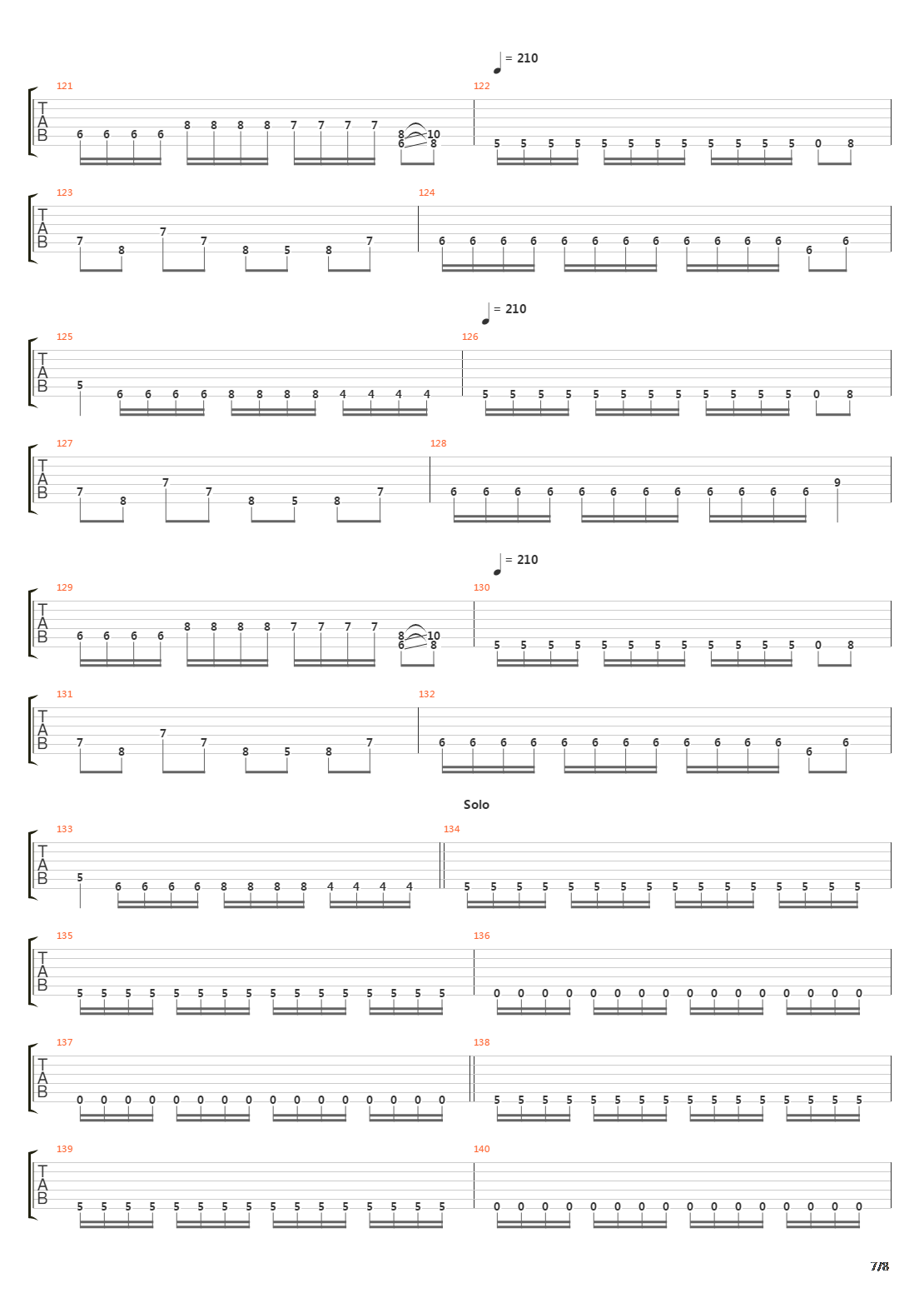 Nine Steps吉他谱