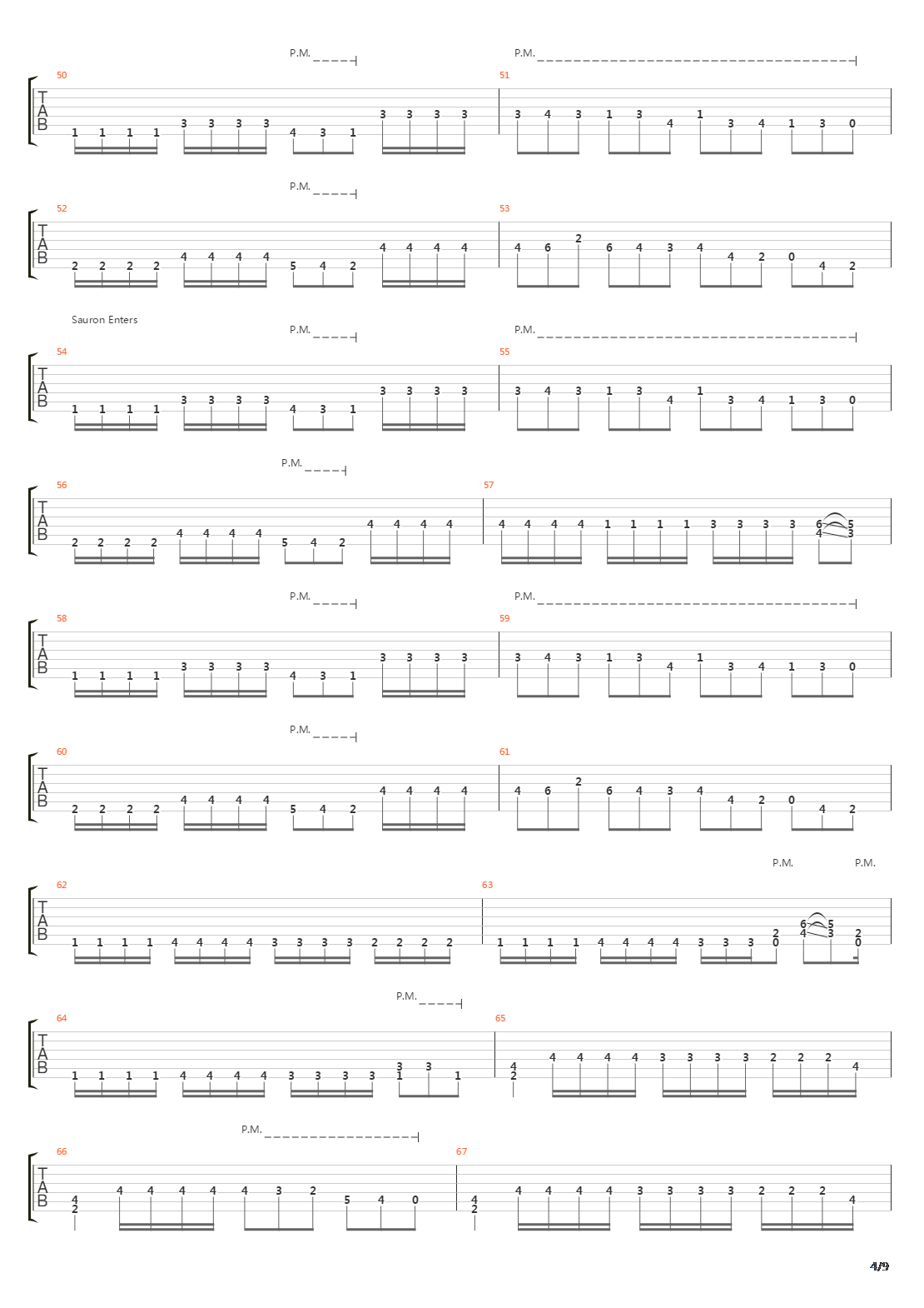 Nine Steps吉他谱