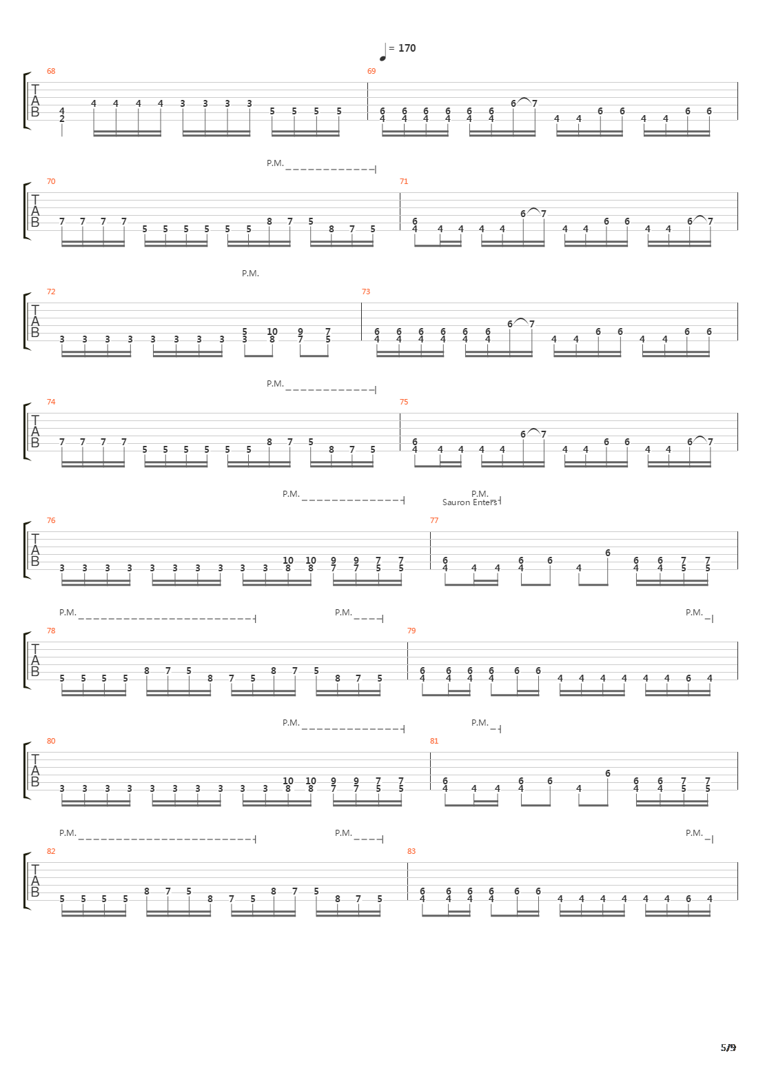 Nine Steps吉他谱