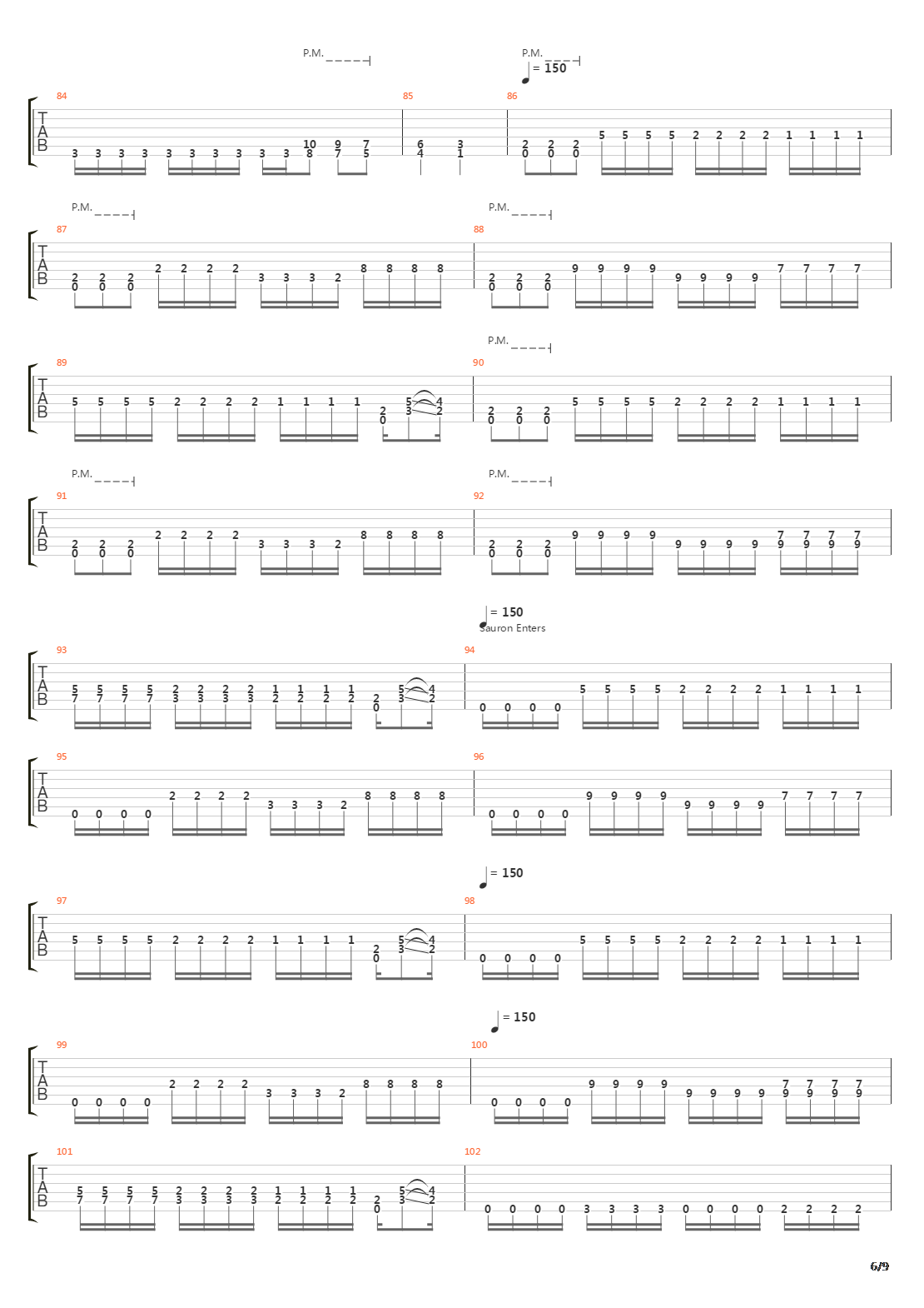 Nine Steps吉他谱